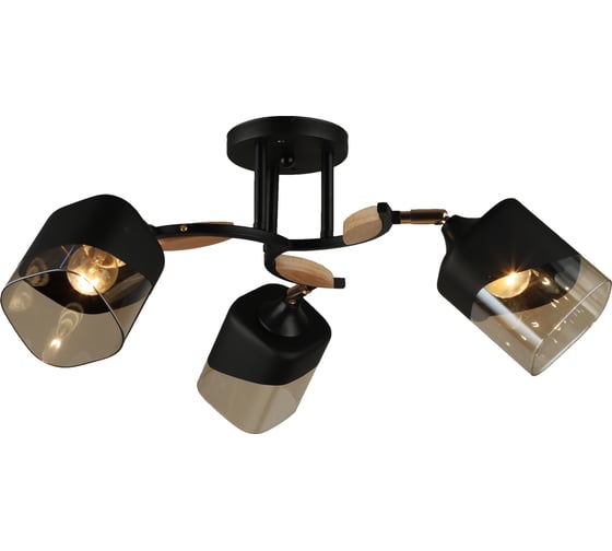 Потолочная люстра ВИНКРУС BK-WOOD E27x3x60W N4868/3 1