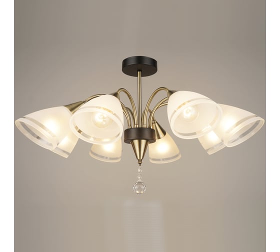Потолочная люстра ВИНКРУС AB-BK, E27x8x60W N4211/8 1