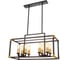Подвесной светильник Lumina Deco waldorf LDP 1140-8 BK+MD 3