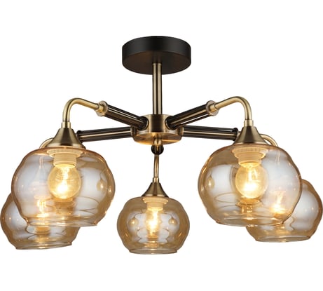 Потолочная люстра ВИНКРУС AB-BK, E27x5x60W N4054/5