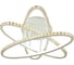 Светодиодная потолочная люстра ВИНКРУС, WT, LED 150W WX019-3 1