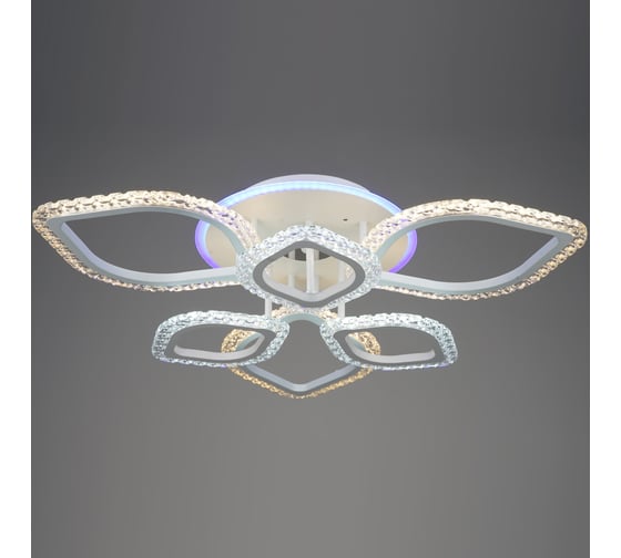 Светодиодная потолочная люстра ВИНКРУС YH059/3-3 WT, LEDx53W YH059/3+3