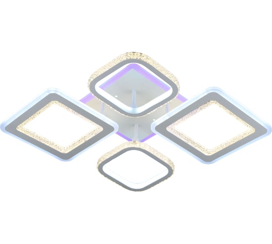 Светодиодная потолочная люстра ВИНКРУС YH500/2-2 WT, LEDx48W YH500/2+2 1