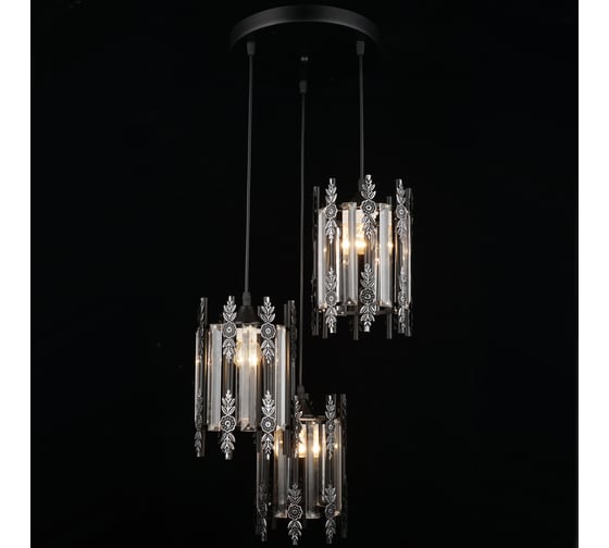Подвесной светильник ВИНКРУС BK, E27x3x60W WX020-3 1