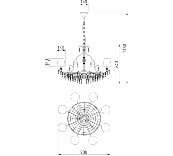 Люстра Bogate's 305/15 Strotskis 00000084612