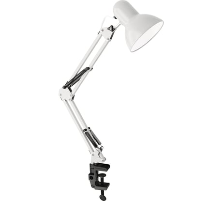 Настольный светильник Ultraflash UF-312P С01 белый 230V 60W 12894