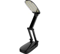 Настольный аккумуляторный светильник Ultraflash UF-703 С02 черный 24LED 13110