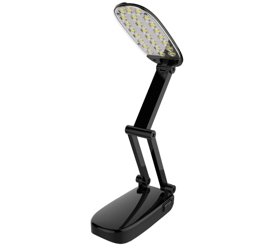 Настольный аккумуляторный светильник Ultraflash UF-703 С02 черный 24LED 13110 1