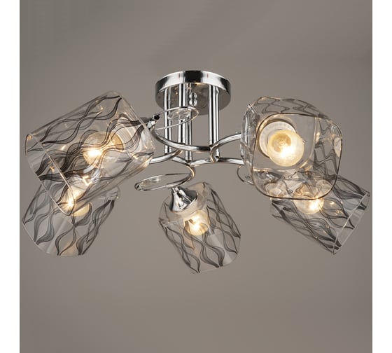 Потолочная люстра ВИНКРУС CH, E27x5x60W N3808/5 1