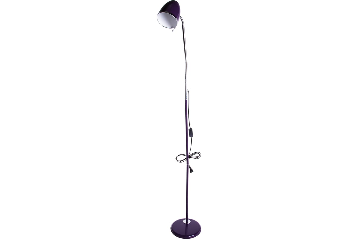 Напольный светильник-торшер Camelion KD-309 C12 фиолетовый 230V 40W E27 ...