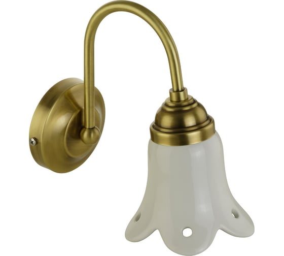 Настенный светильник  Migliore MIRELLA H20хL10xP20 cm, керамика/бронза 17189