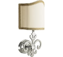 Настенный светильник Migliore MIRELLA H37хL21хP13 cm, ткань/хром 17257