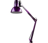 Настольный светильник Camelion KD-312 C12 фиолетовый 230V 40W E27 12341