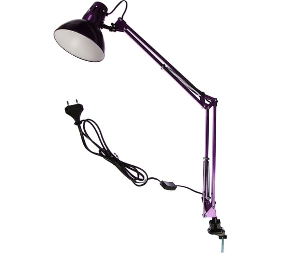 Настольный светильник Camelion KD-312 C12 фиолетовый 230V 40W E27 12341 1