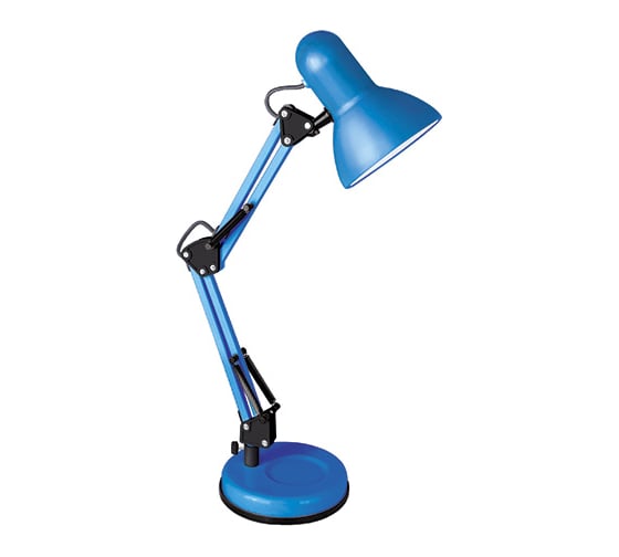 Настольный светильник Camelion KD-313 C06 синий 230V 60W E27 12343