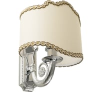 Настенный светильник Migliore MIRELLA H24хL20хP22 cm, ткань/хром 17258
