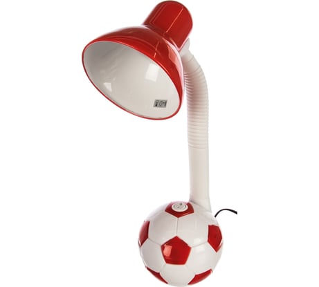 Настольный светильник Camelion KD-381 C33 белый+красный, Мяч, 230В, 40Вт, E27 12884