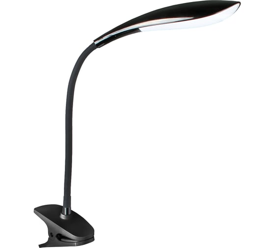 Настольный светильник на прищепке Camelion KD-776 C02 чёрный, LED, 5Вт, 230В, 6000К, 480Лм 12725