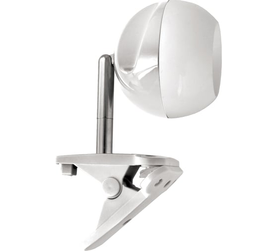 Настольный светильник на прищепке Camelion KD-798 C01 белый, LED, 3.2Вт, 230В, 4000К 12511