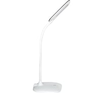 Настольный светильник Camelion KD-800 C01 белый, LED, 7Вт, 230В, сенсорное включение, 3 уровня яркости, 4000К 12949