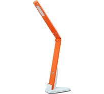 Настольный светильник Camelion KD-808 C37 белый+оранжевый LED, 5Вт, 230В, 400Лм, 4000К 12720