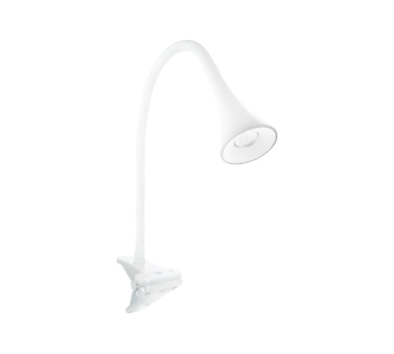 Настольный светильник на прищепке Camelion KD-812 C01 белый, LED, 3.2Вт, 230В, 4000К, 270Лм 12838