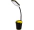 Настольный светильник Camelion KD-813 C44 черный+жёлтый, LED, 5Вт, сенсор, 3 уровня яркости, органайзер, USB-разъём 2А 12844 1