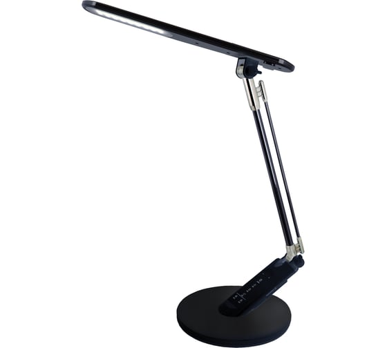 Настольный светильник Camelion KD-816 C02 черный, LED, 8Вт, 230В, сенсор, 5 уровней яркости, 4 цветовые температуры 12852