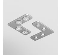 Комплектующие для встраиваемой трековой системы MAYTONI exility 4 см, серебро TRA034CL-SC-42S