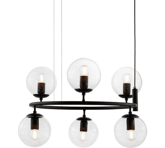 Подвесной светильник Lumina Deco ceredo LDP 6034-6 RND BK