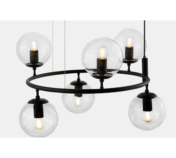 Подвесной светильник Lumina Deco ceredo LDP 6034-6 RND BK