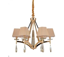 Хрустальная подвесная люстра Lumina Deco valentina LDP 1240-6 GD