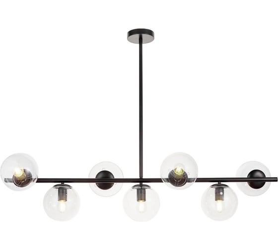 Подвесная люстра Lumina Deco fredica LDP 6030-7 BK+PR