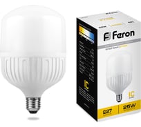 Светодиодная лампа FERON LB-65 25W, 230V, E27, 2700K 25885
