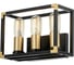 Бра Lumina Deco waldorf LDW 1140-3 BK+MD 2