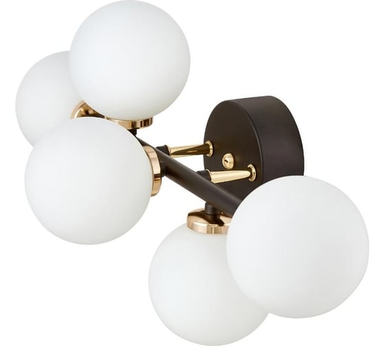 Бра Lumina Deco marsiada LDW 6033-5 BK+F.GD