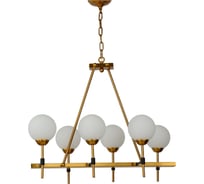 Подвесной светильник Lumina Deco Aldono LDP 7004-6 MD+BK