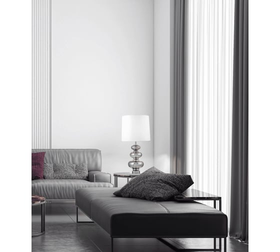 Настольная лампа Lumina Deco briston LDT 303 CHR+WT