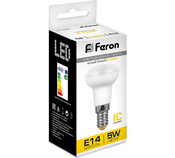 Светодиодная лампа FERON 5W 230V E14, 2700K, LB-439 25516