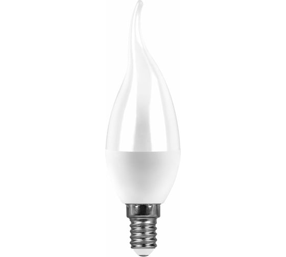 Светодиодная лампа FERON 7W 230V E14 2700K на ветру, LB-97 25760