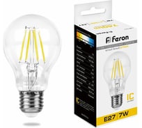 Светодиодная лампа FERON 7W 230V E27 2700K, LB-57 25569