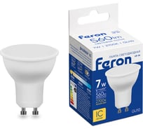 Светодиодная лампа FERON 80LED 7W 230V GU10 2700K, LB-26 25289