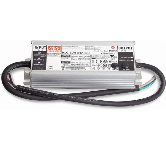 LED-драйвер Mean Well HLG-60H-24A AC-DC 60Вт Т00315990