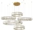 Подвесной светильник LOFT IT Crystal ring 10135/5 Gold 1