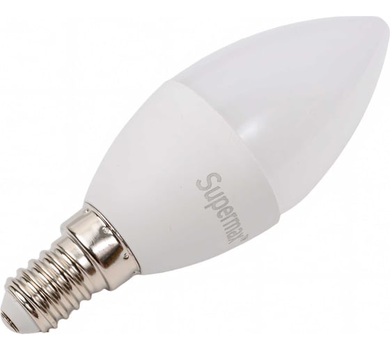 Светодиодная лампа Supermax LED 10Вт Свеча 220В E14 4000K, Sup_LED10wCNE1440