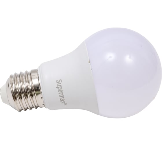 Светодиодная лампа Supermax LED 10Вт A60 220В E27 6400K, Sup_LED10wA60E2764