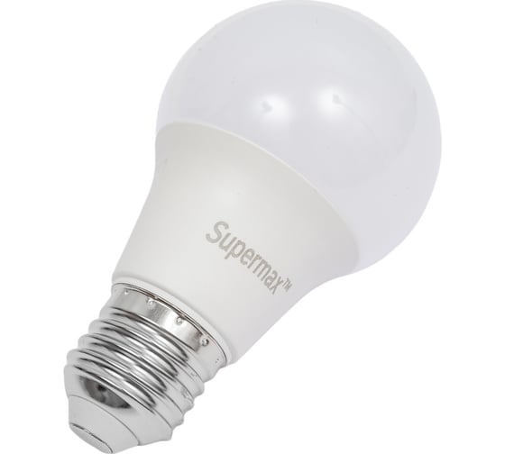 Светодиодная лампа Supermax LED 15Вт A60 220В E27 4000K, Sup_LED15wA60E2740