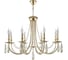 Подвесная люстра Crystal lux Victoria SP8 Gold/Amber 1