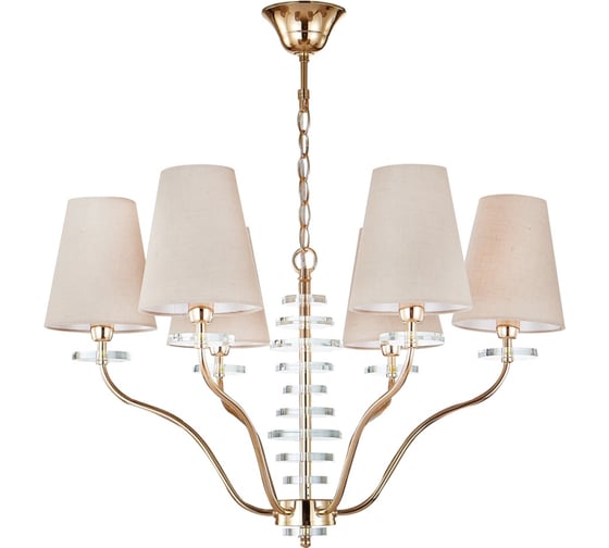 Подвесная люстра Crystal lux ARMANDO SP6 GOLD 1