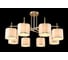Потолочная люстра Crystal lux Sergio PL8 Gold 2